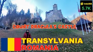 COUNT DRACULA Castle transylvania dracula insta360 viralvideo [upl. by Barr294]