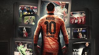 Huge Titles Saves amp Emotions  10 years of Manuel Neuer at FC Bayern [upl. by Kcam]