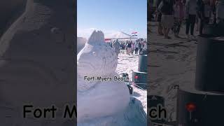 American Sand Sculpting Championship 🇺🇸 edit ytviral youtubeshorts shortvideo fortmyersbeach [upl. by Eidnar346]