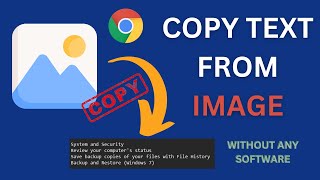 How to Copy Text From Image Free  Without Any Software  windows image windows [upl. by Allecram584]