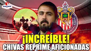 🚨INCREÍBLE Chivas reprime manifestación de aficionadas LAS SACAN DEL ESTADIO [upl. by Jacobba]