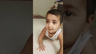 khatha melay song music tamilsong cutebaby pragati [upl. by Atteiluj464]