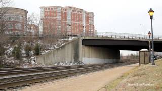 Amtrak CSX amp VRE at Alexandria Station [upl. by Gnuoy]