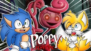 Movie Sonic and Movie Tails Play Poppy Playtime Chapter 2 [upl. by Etaner]