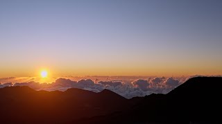 Haleakala Sunrise at the Summit and Crater 4K HDR [upl. by Aiasi]