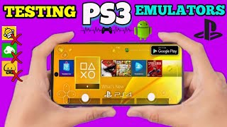 TESTING PS3 EMULATORS ON ANDROID2024  how to download best PS3 emulator [upl. by Coady]