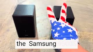 Honest Review SAMSUNG 9500S Rear Speaker Kit [upl. by Forlini]