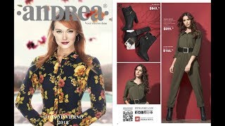 Nuevo catalogo Vestir Andrea 2018 Otoño Invierno [upl. by Garnett]