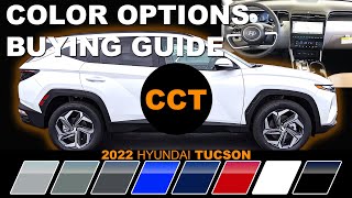 2022 Hyundai Tucson  Color Options Buying Guide [upl. by Aicat]