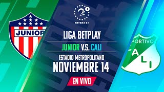 Junior vs Cali  Liga Betplay  En vivo [upl. by Aeiram720]