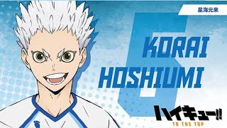 Haikyuu  Hoshiumi Kourai theme Seagulls [upl. by Eyde]