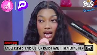 WATCH Angel Reese Reacts To Death Threats Being Stalked By Caitlin Clarks Fans [upl. by Jeanie820]