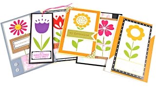 quotBienvenida Primaveraquot 6 Ideas para hacer tarjetas con flores  CardMaking  MundoParty [upl. by Iras]