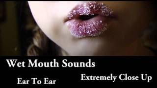 ASMR Wet Mouth Sounds Ear To Ear Extremely Close Up [upl. by Zsuedat395]