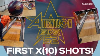 Roto Grip Attention Star S2  First X 10 shots 4k [upl. by Hinkel82]