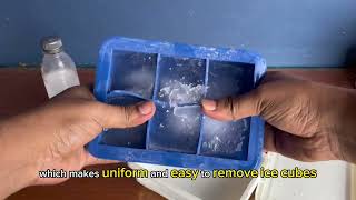 This Ice Cube Tray With Lid Makes large cube [upl. by Elyad]