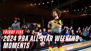 Friday Five  2024 PBA AllStar Weekend Moments [upl. by Buschi]