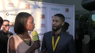 Jussie Smollett  the Heroes in the Struggle Gala Reception  Afterbuzz TV [upl. by Litnahs]