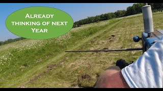 Christmas Tree planting prep Using a subsoiler to mark future Christmas tree rows [upl. by Jun]