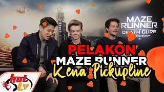 Maze Runner cast LOST IT to cheesy pickuplines [upl. by Rosmarin]