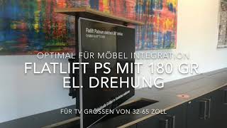 Wohntipps TV Lift elektronisch 180° drehbar bis 65 Zoll [upl. by Dagny]