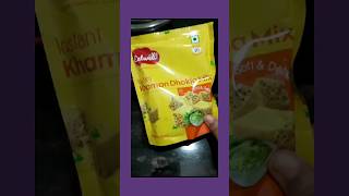 EATWELL instant khaman dhokla viral viralvideo shorts instant dhokla recipe review [upl. by Hunger]