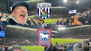 WBA VS IPSWICH TOWN VLOG CORBERAN MASTERCLASS AGAINST HIGHFLYERS [upl. by Yrffoeg]