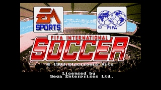 EA Sports Logo Sega Genesis Version  FIFA International Soccer [upl. by Eycal]