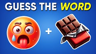 Guess the WORD by Emoji 🤔🍫 [upl. by Ayotas]