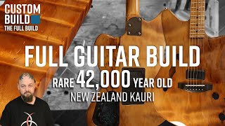 FULL GUITAR BUILD in 42000 YEAR OLD New Zealand Kauri [upl. by Lamar]