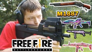 garena freefire guns in real life  Grozaak47mp40m1014 in reallife [upl. by Eseryt]