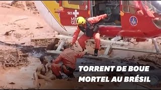 Après la rupture du barrage au Brésil les images des impressionnantes coulées de boue [upl. by Mencher601]