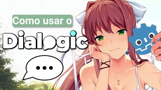 Como criar visual novels e caixas de diálogo na Godot Engine com o Dialogic [upl. by Gebelein]