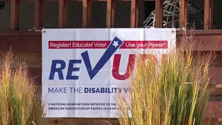 Center for People with Disabilities hosts early voting event to make casting a ballot easier for all [upl. by Ylro]