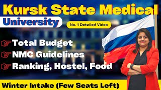 Kursk State Medical University Russia Reviews Hostel Fee Structure  MBBS in Russia 2023 [upl. by Aicitan]