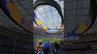 Attending my first rams game this was a while ago rams nfl sofi football [upl. by Carmena]