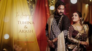 Hridayang Taba Presents  Tuhina amp Akash  Wedding Story Kolkata [upl. by Aneehsor761]