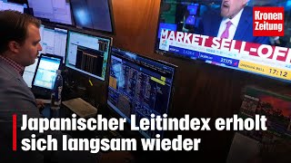 Japanischer Leitindex erholt sich langsam wieder  kronetv NEWS [upl. by Ymirej409]