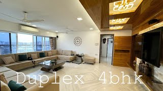 890 Crore Furnished 4bhk Duplex Juhu Lane with Electronics [upl. by Lenuahs759]