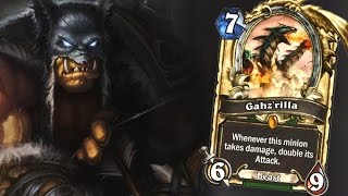 LE DECK CHASSEUR ONE SHOT GAHZRILLA SUR HEARTHSTONE [upl. by Lacy695]