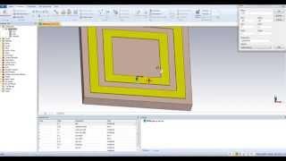 Metamaterial Unit cell Square SRR design using CST and HFSS part 1 [upl. by Harima]