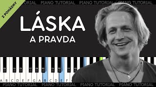 Tajemství staré bambitky  Láska a pravda  Tomáš Klus  Slyším své srdce bít piano tutorial [upl. by Ajup]