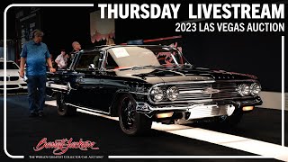 2023 LAS VEGAS BARRETTJACKSON quotAll the cars all the timequot LIVESTREAM  Thursday June 22 2023 [upl. by Nealey]