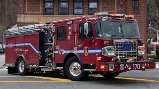 HartsdaleNY Fire Department Engine 170 Responding [upl. by Ayadahs]