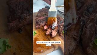 Cajun Skirt Steak with Apricot Glaze steak steakrecipe dinner dinnerideas [upl. by Sinnod]