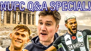 January spends NUFC QampA SPECIAL FROM ATHENS [upl. by Alyakim]