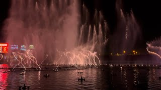 Riyadh Boulevard Fountains  Say Big Time quotLow Powerquot Test [upl. by Ethelstan741]