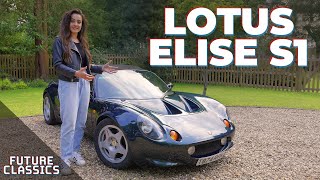 Lotus Elise S1  The car that saved Lotus  Future Classics with Becky Evans S1 E1 [upl. by Eseyt]