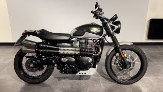 Triumph Street Scrambler for sale at Triumph London [upl. by Ragg296]