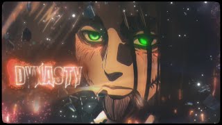 「Dynasty 😇🤍」Attack on Titan Final「AMVEDIT」4K [upl. by Farman]